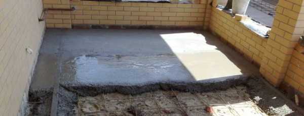 Теплый бетонный пол по грунту