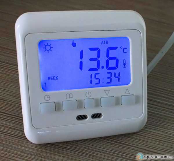Терморегулятор для теплого пола с датчиком температуры воздуха